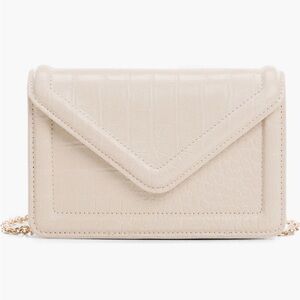 Mango Envelope Flat Faux Leather Bag